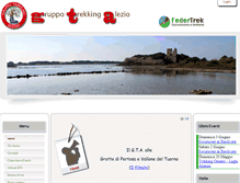 Tablet Screenshot of gruppotrekkingalezio.net